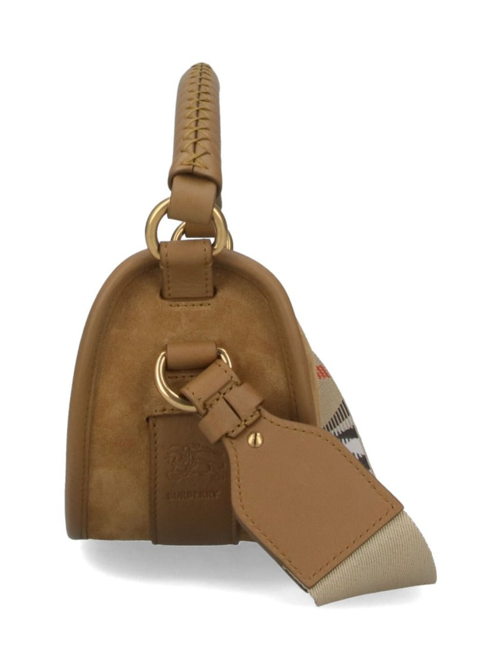 "B Clip" Shoulder Bag Brown