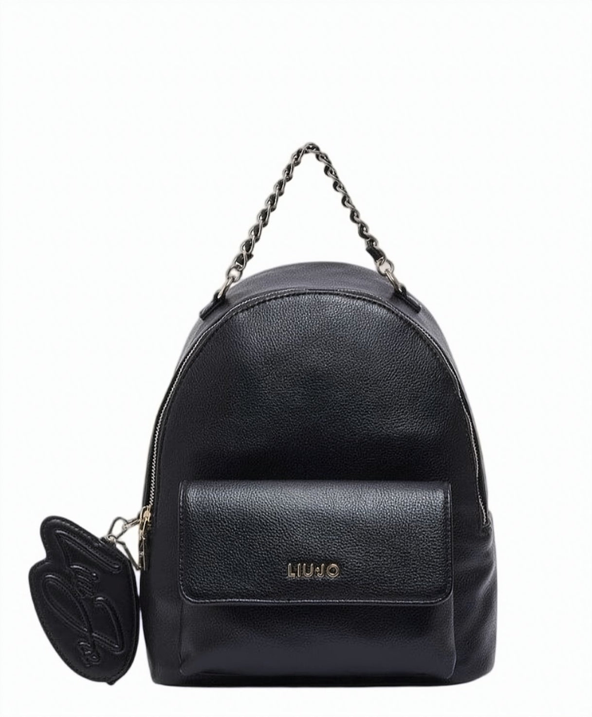 Drummed Print Chain Backpack