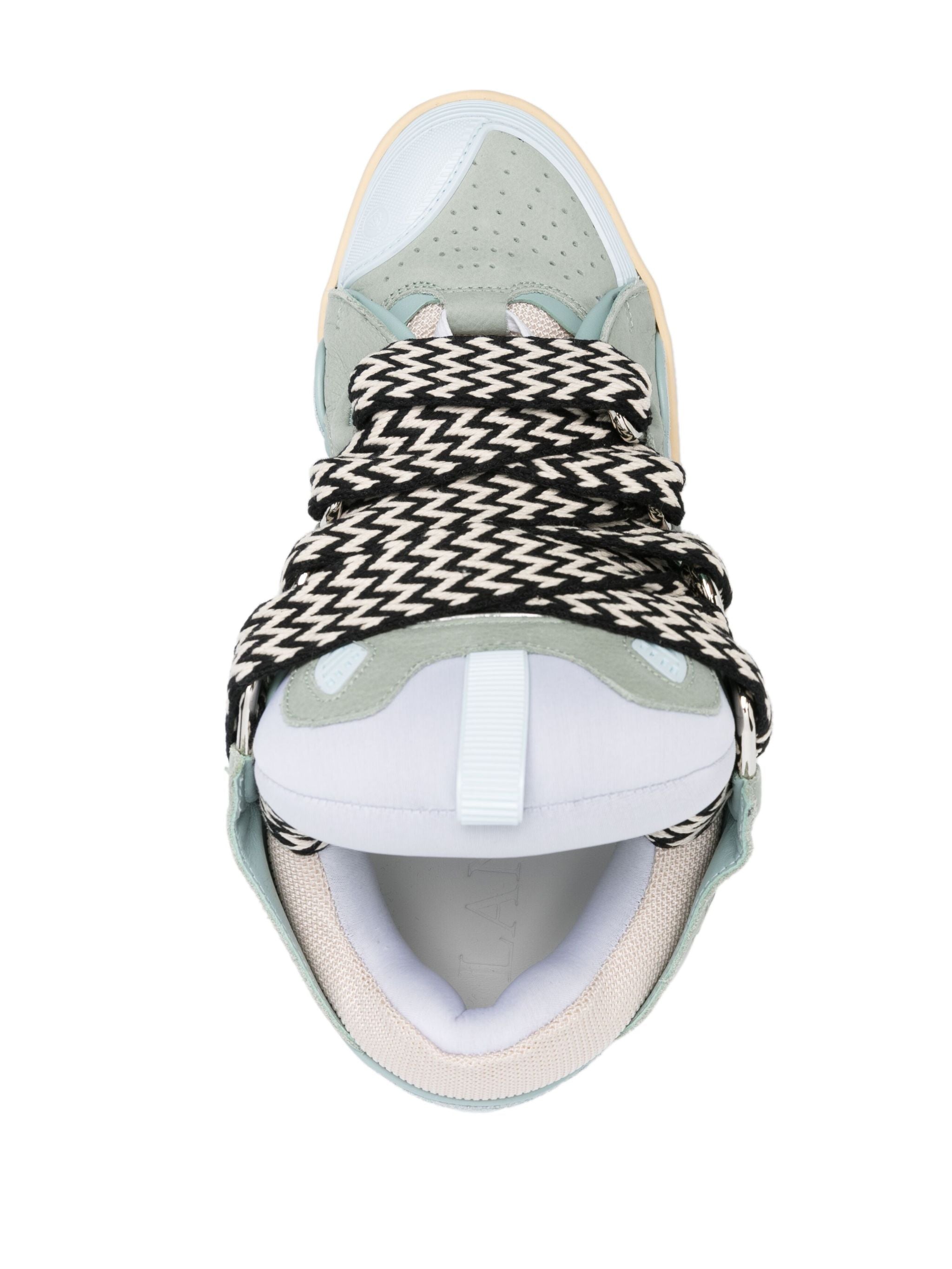 Beige Curb Sneakers 90s-Inspired Suede Sneakers