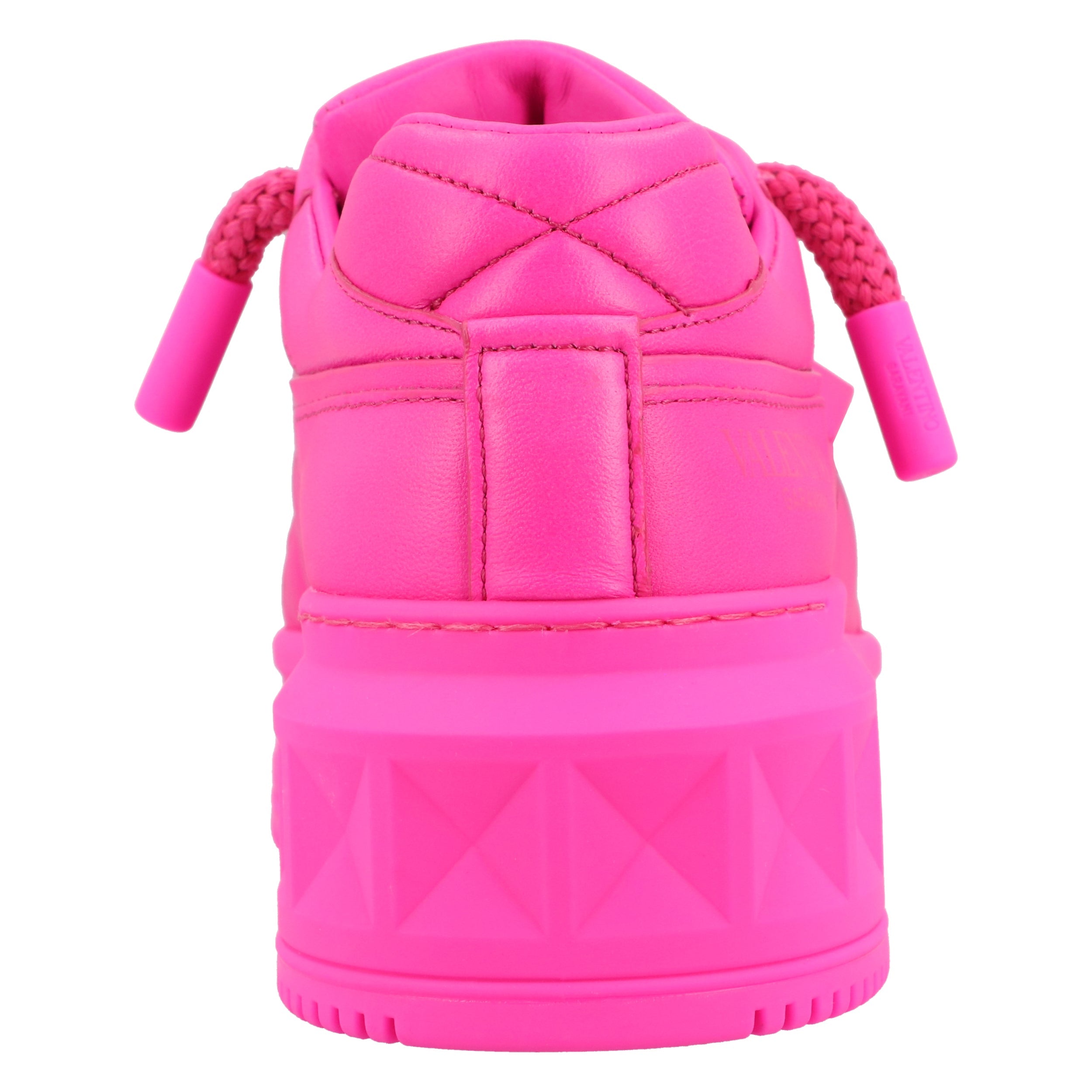 Pink One Stud Xl Leather Sneakers