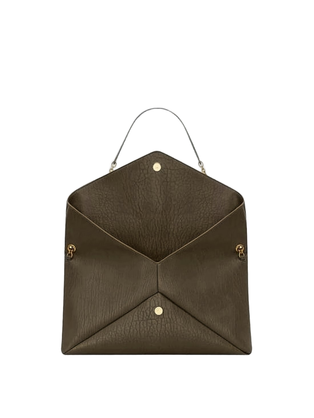Textured Lambskin Tote Bag with Envelope Design