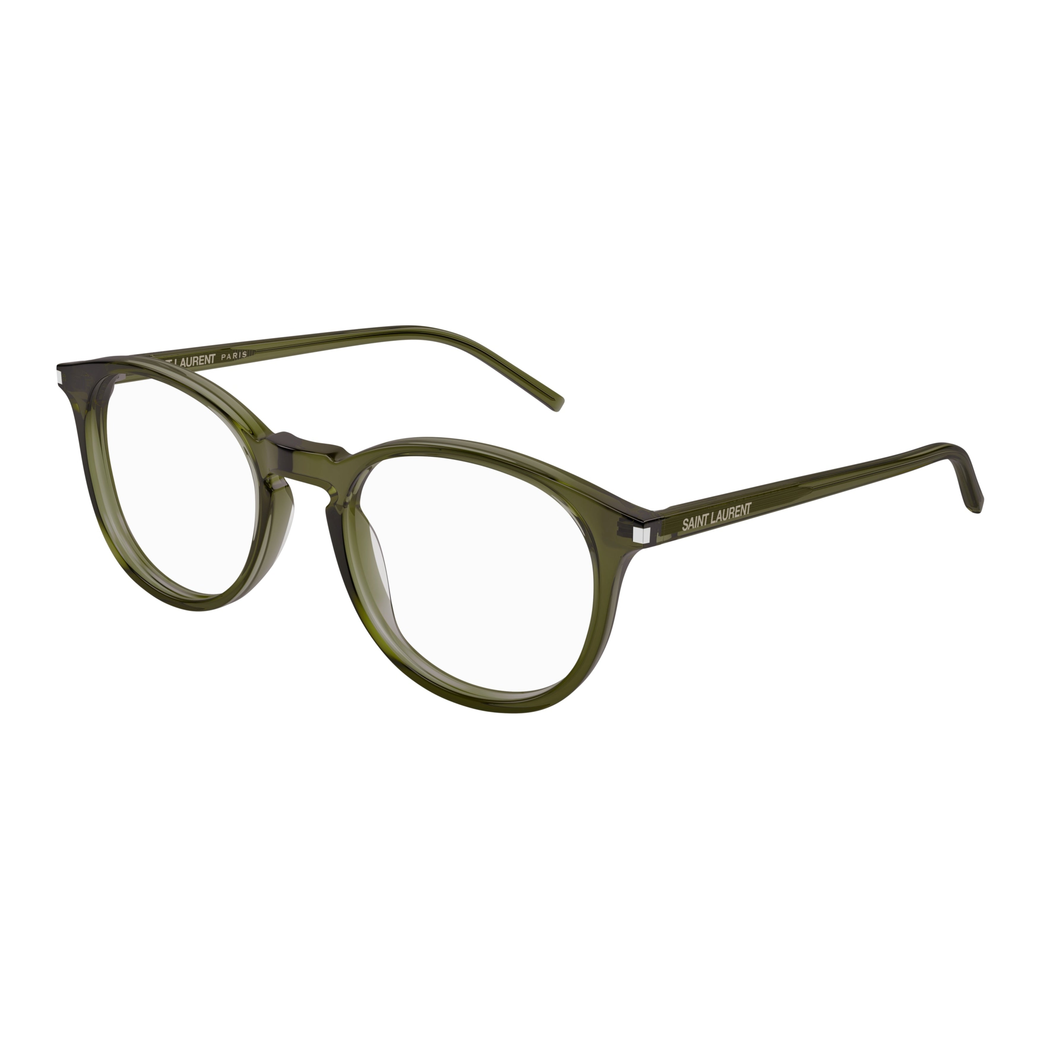 Sl 106 Translucent Olive Green Acetate Eyeglasses