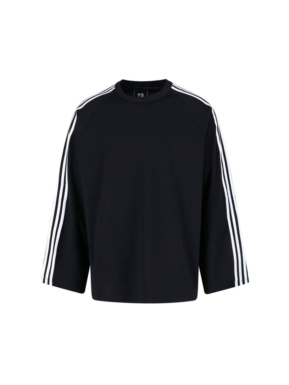 Logo T-Shirt, In Black Fabric, Crew Neck