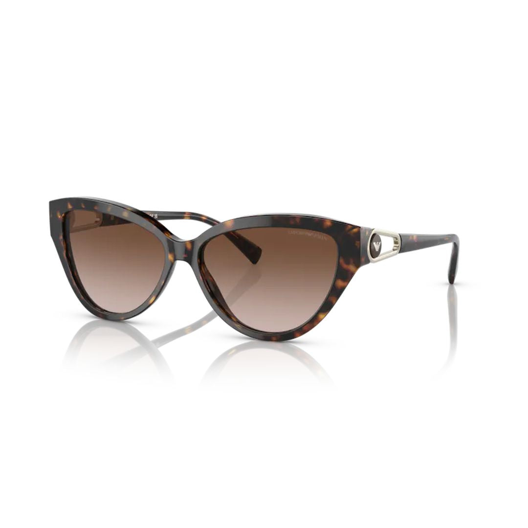 4192 Sole Cat-Eye Tortoiseshell Sunglasses with Gradient Lenses