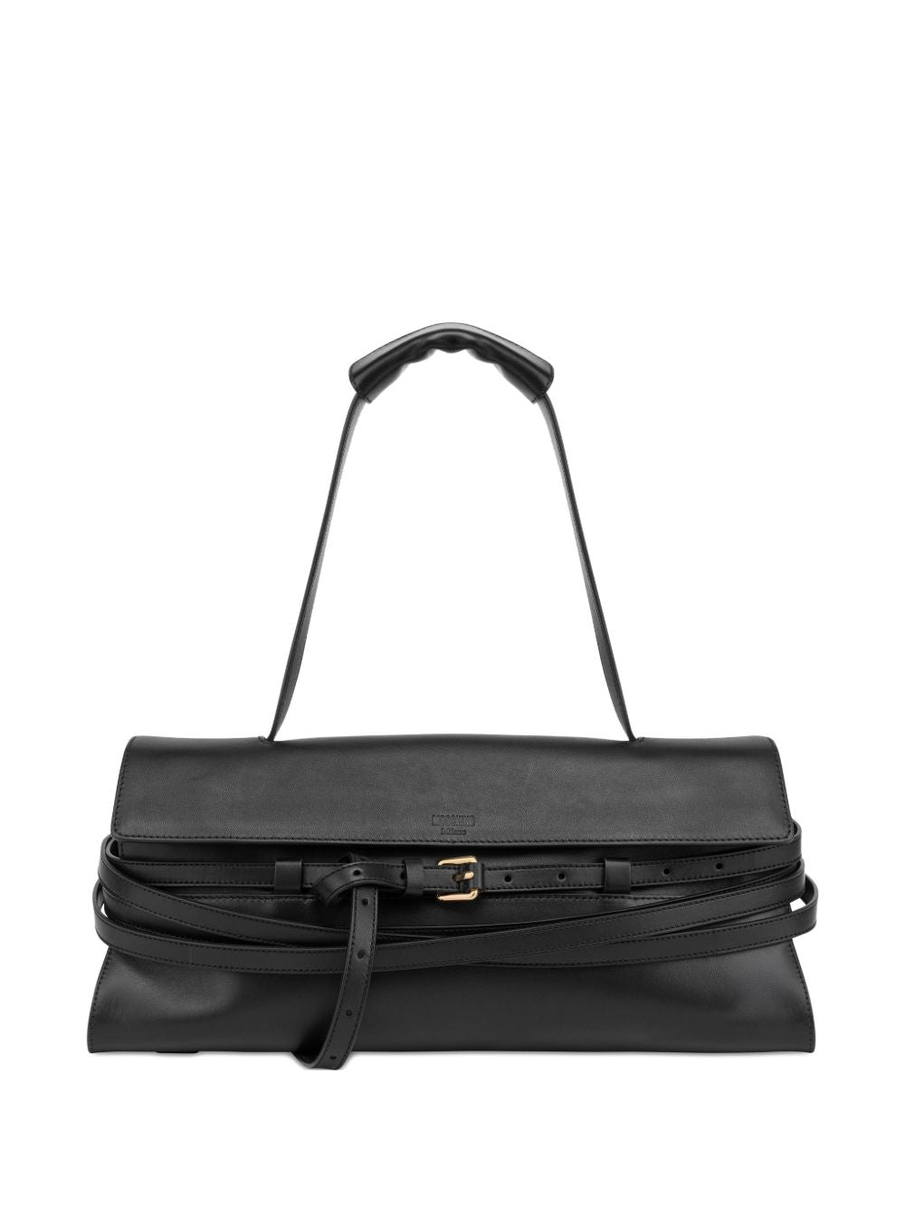 Smooth Silk and Nylon Black Bag