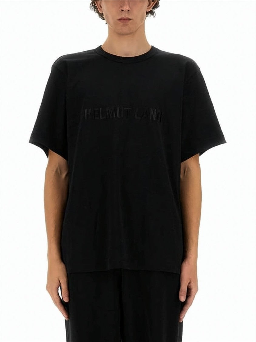 Short-Sleeve T-Shirt with Embossed Logo