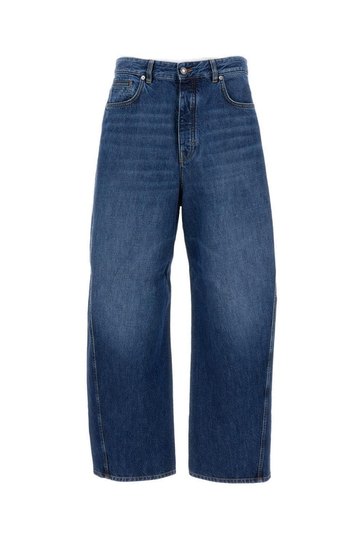 Wide Leg Denim Jeans