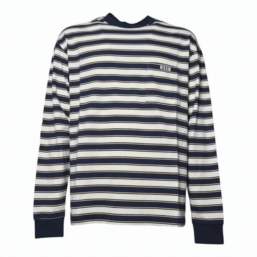 Navy Striped Long-Sleeve Tee