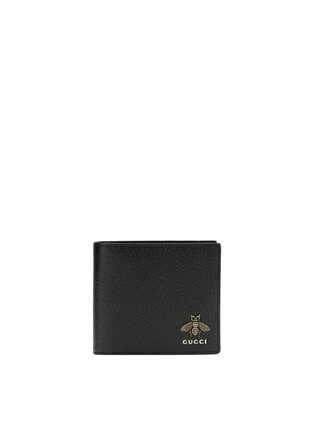 Textured Black Bifold Wallet