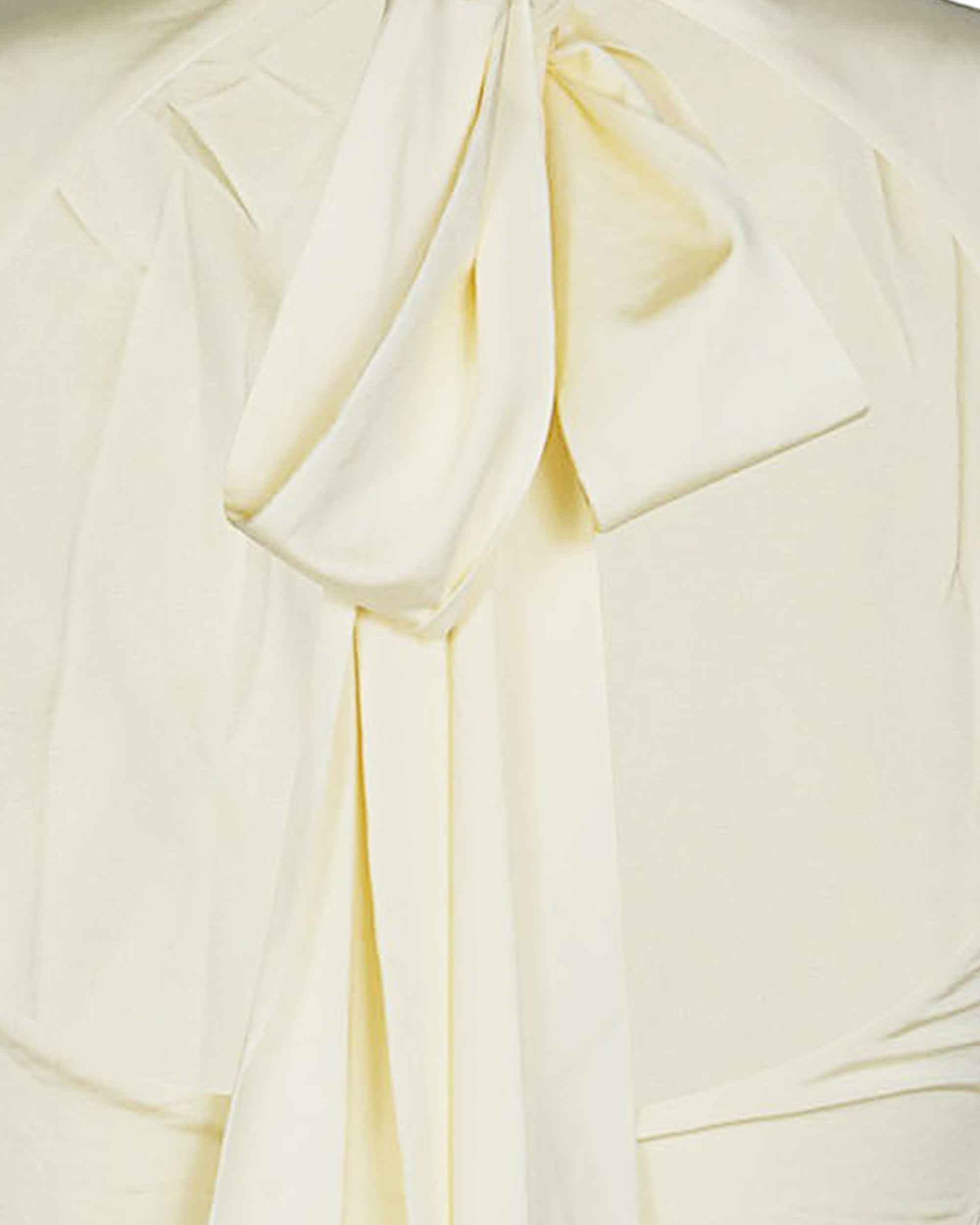Draped Jersey Yellow Dress