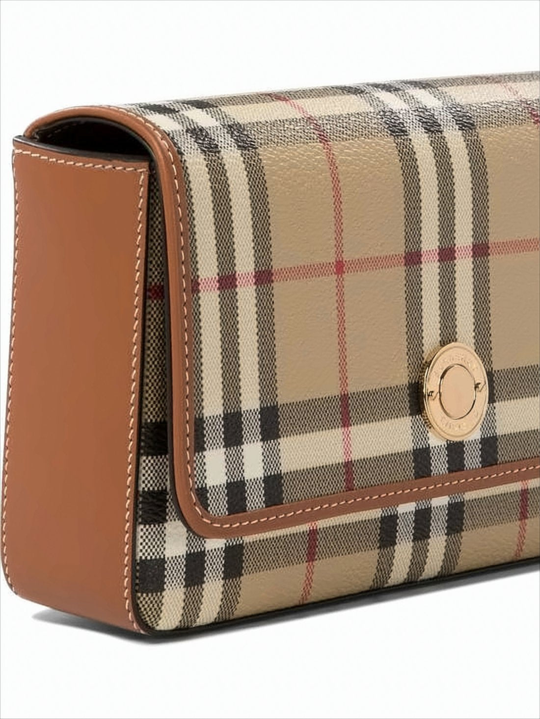 Rectangular Shoulder Bag with Burberry Classic Check