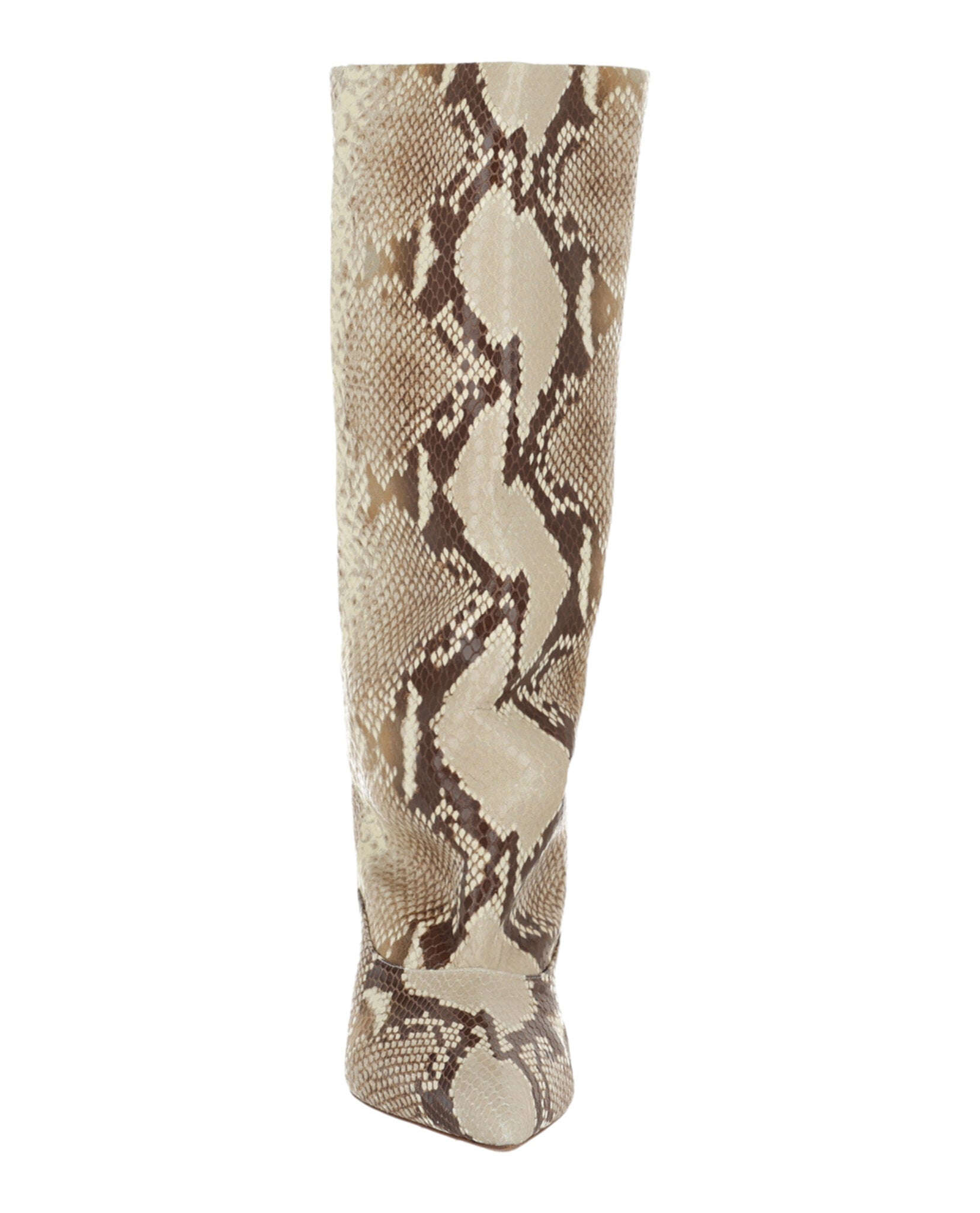 Ines Printed Python Mid-Calf Boots