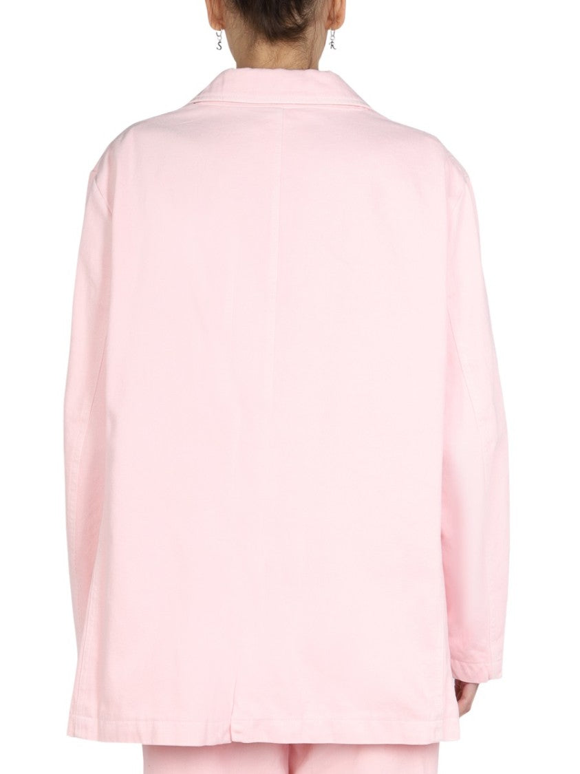 Relaxed Oversized Jacket With Notched Lapels