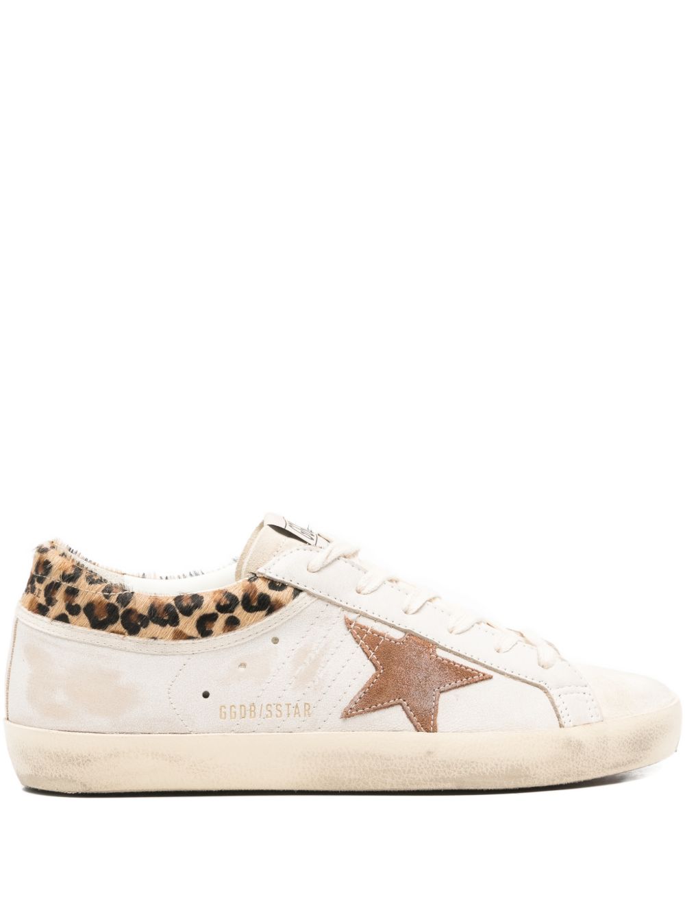 Low-Top Sneakers With Distressed Finish
