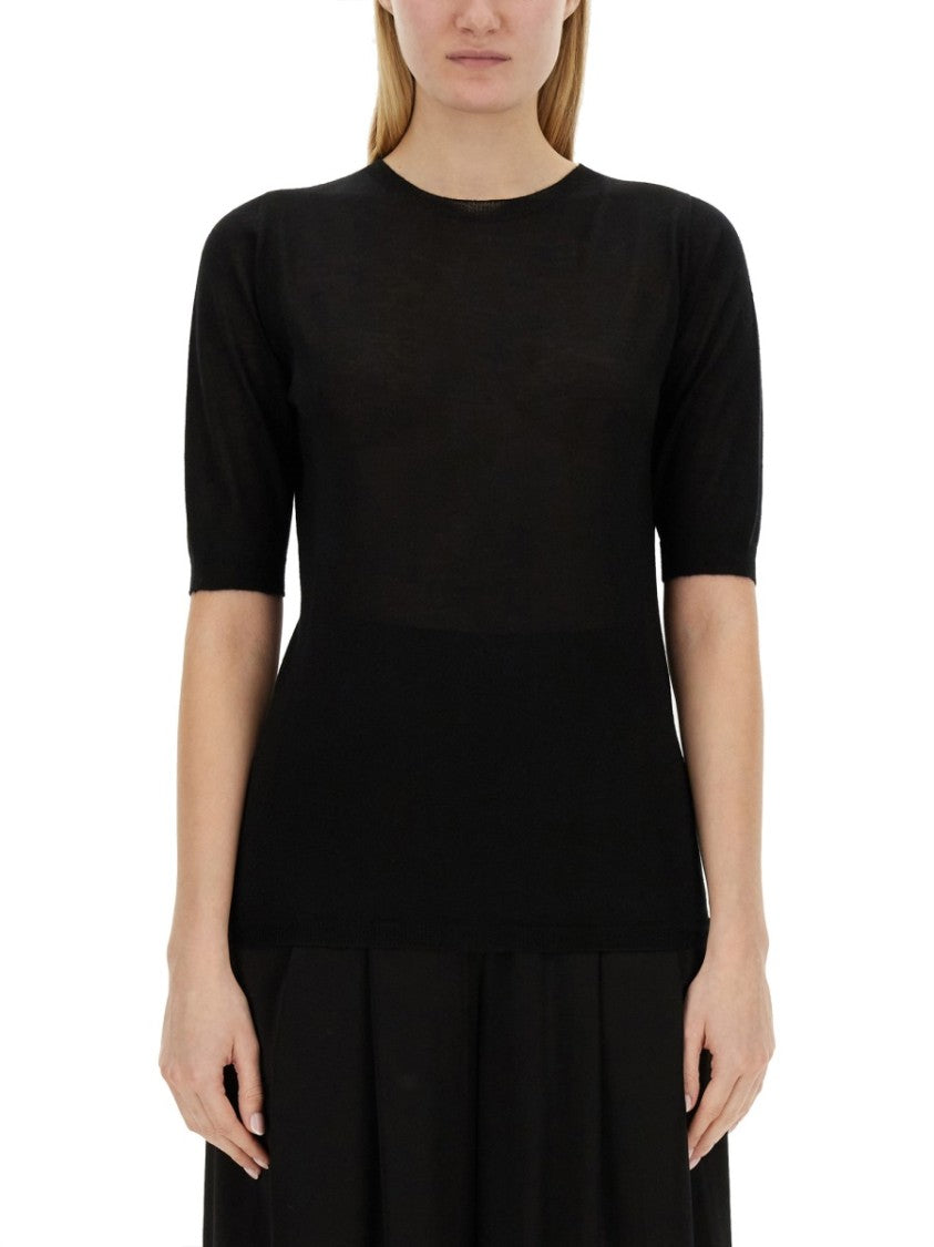 Slim-Fit Cashmere And Silk Knit Top