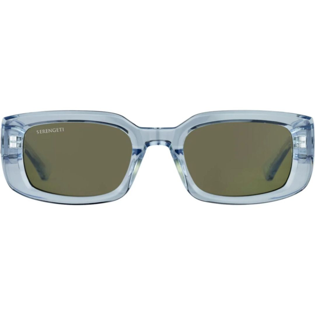 Nicholson Translucent Light Blue Rectangular Sunglasses