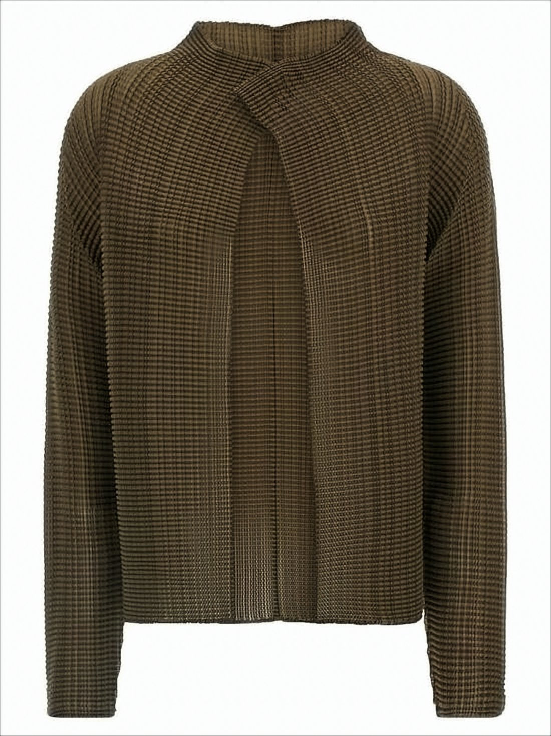 Textured Pleated Shirt