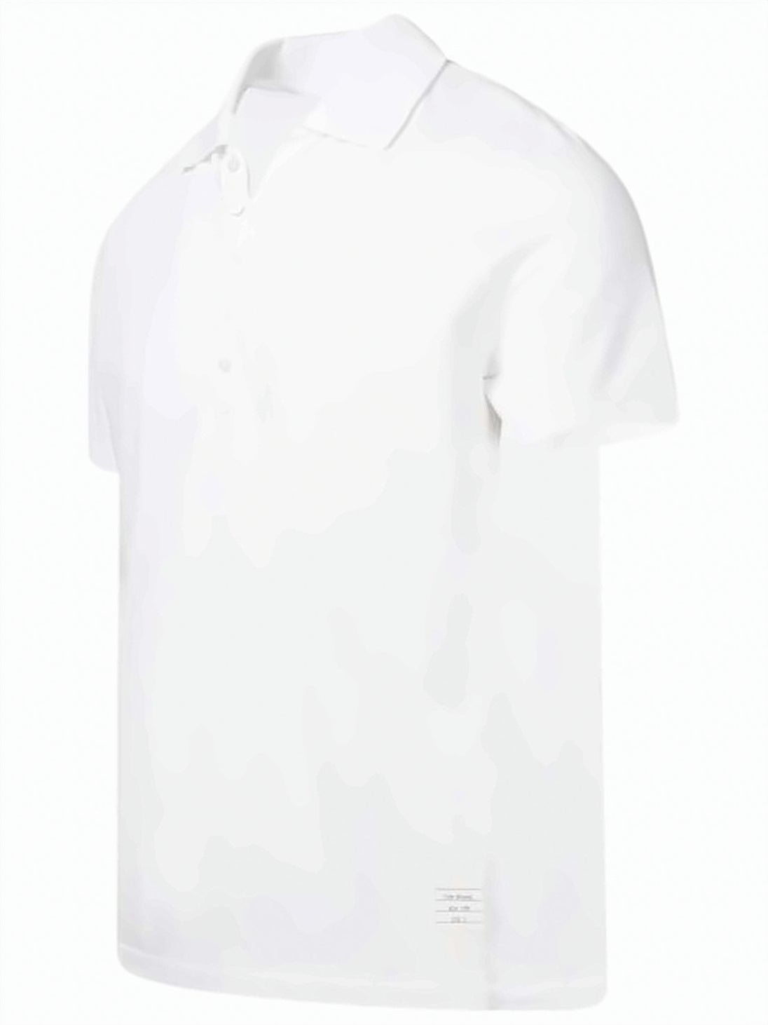 Relaxed-Fit Piqué Polo Shirt with Vertical Stripes