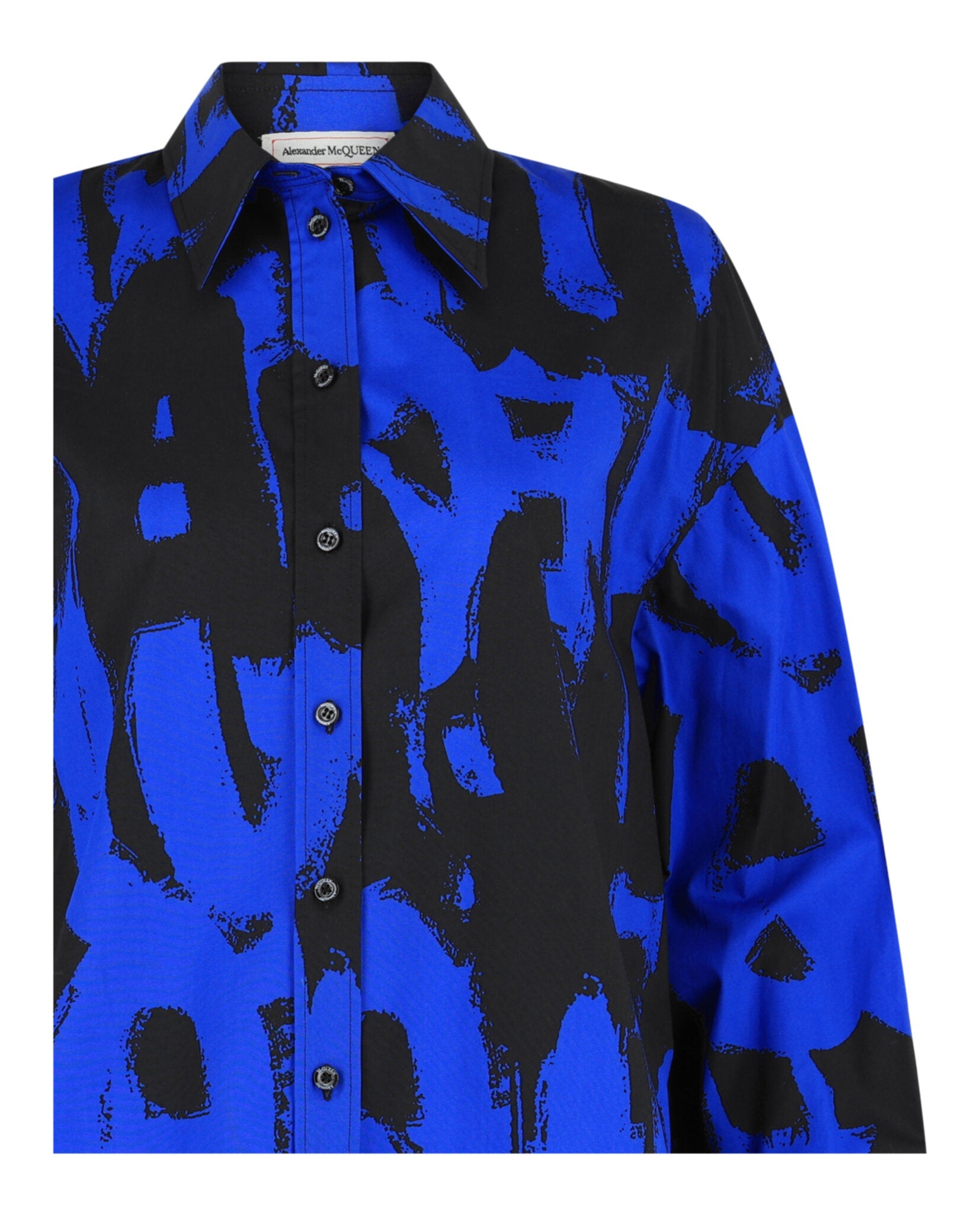 Graffiti Logo Button-Up Shirt