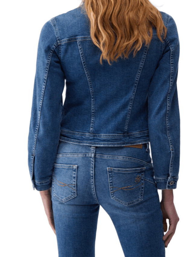 Slim Fit Stonewash Denim Jacket