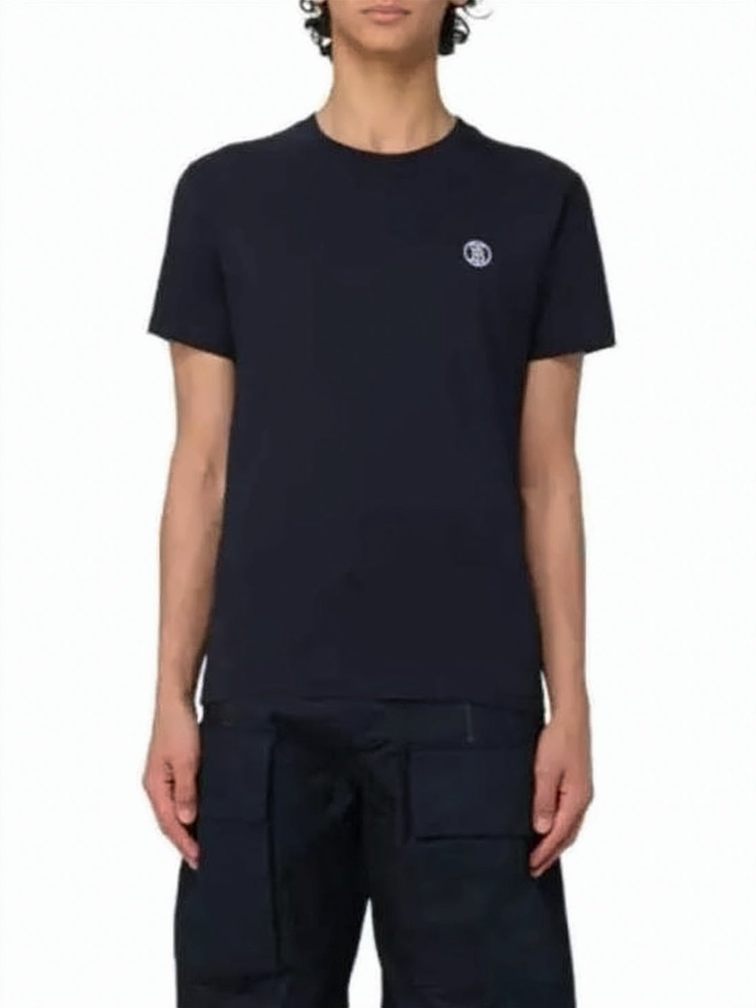 Short-Sleeve T-Shirt with Embroidered Logo