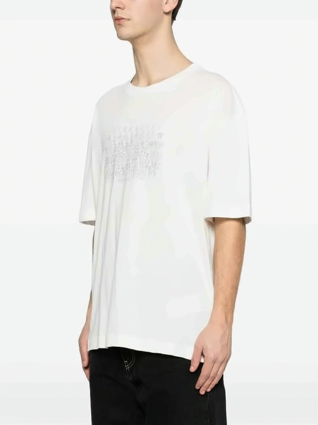 Short-Sleeved T-Shirt With Abstract Print