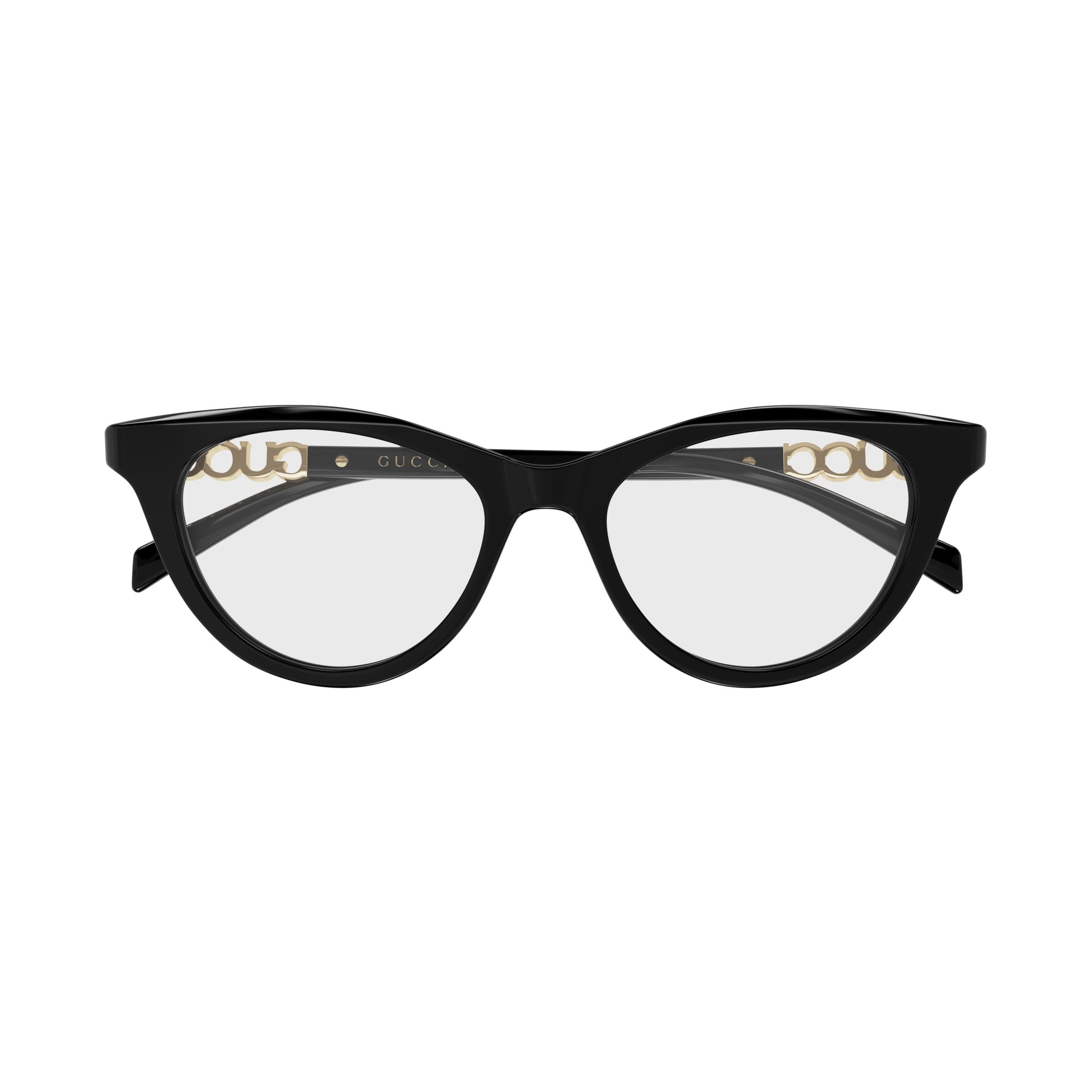 Gg2034o Cat-Eye Eyeglasses with Gold Accents