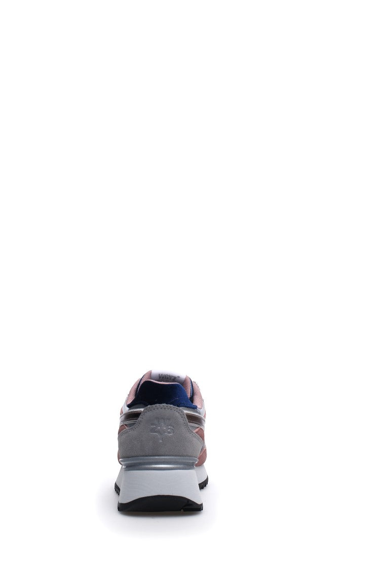 Technical Fabric And Eco Leather Sneaker