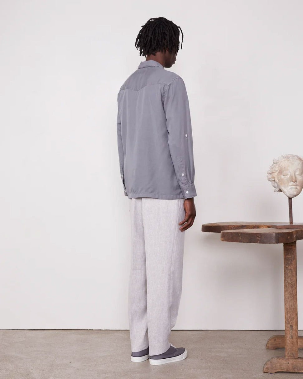Relaxed-Fit Camp Shirt With Chest Pockets