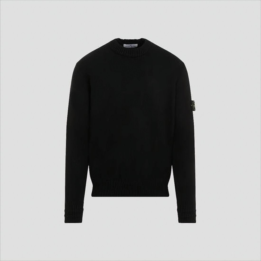 Classic Crew Neck Black Sweater