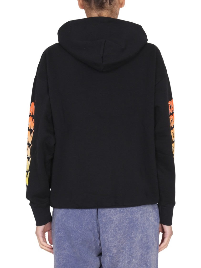 Gradient Logo Print Sweatshirt
