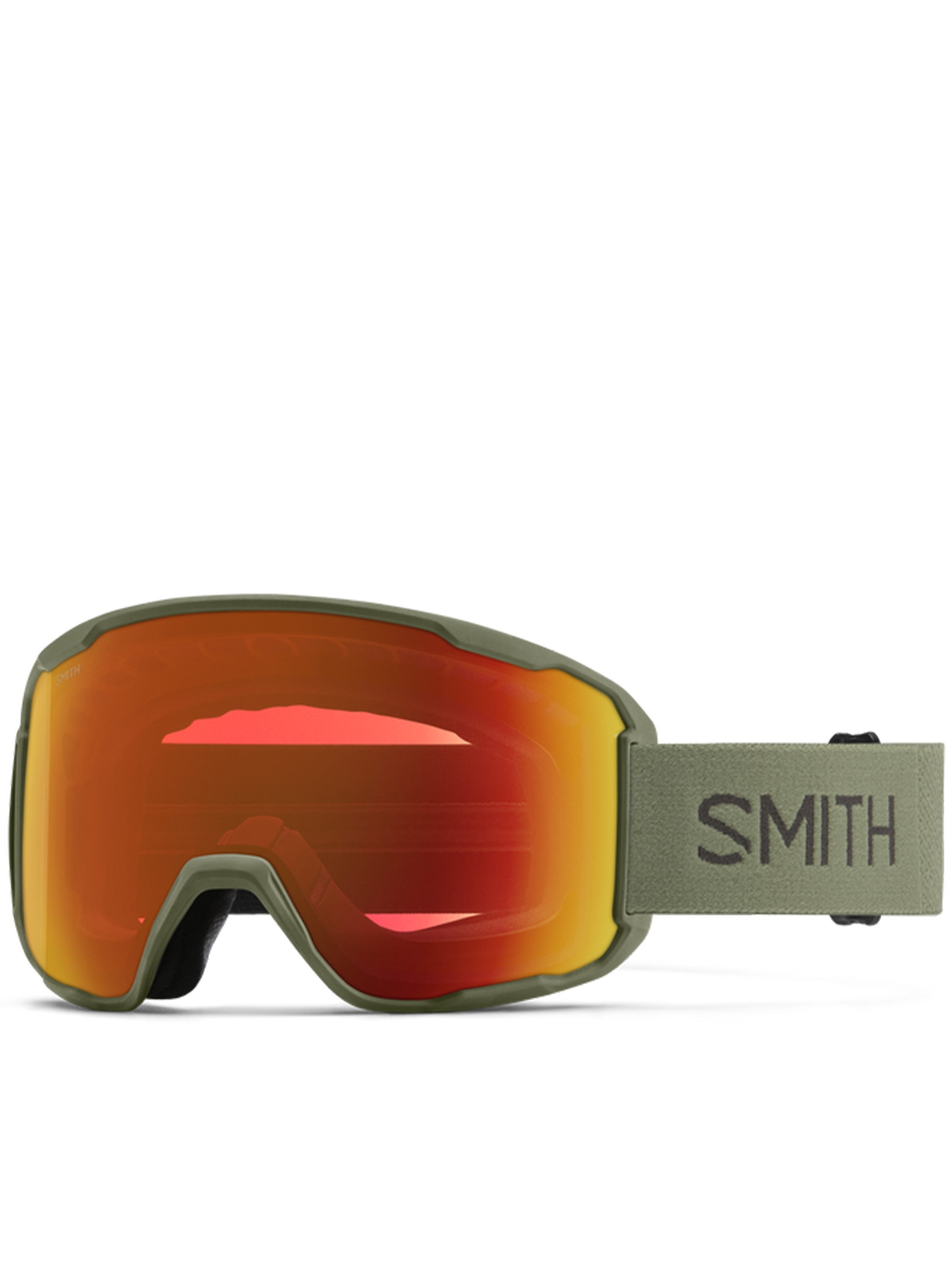 Olive Green Preview Reflective Ski Goggle