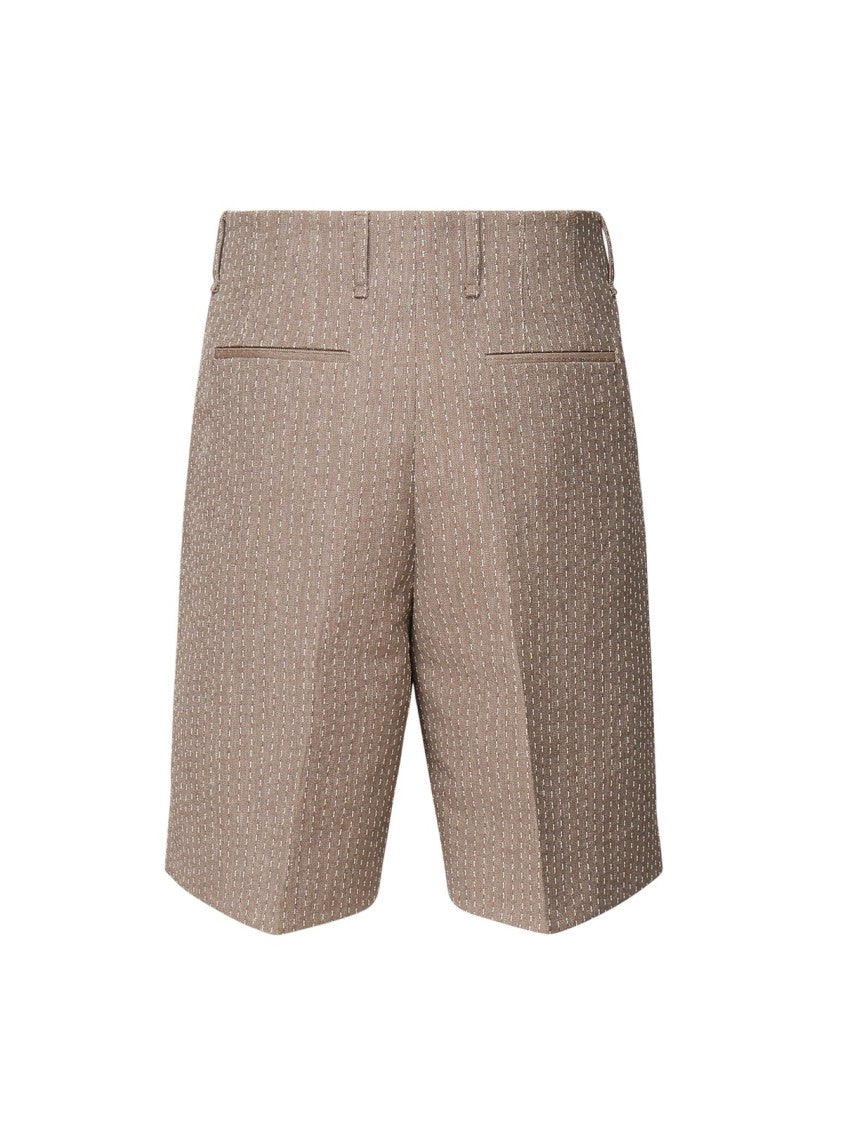 Tailored Grey Shorts With Minimalist Design