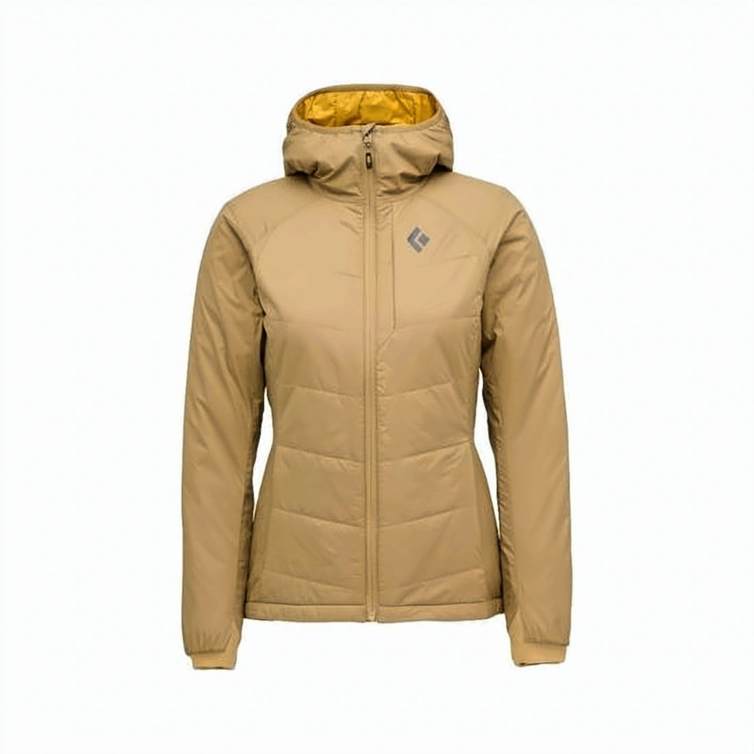 Quilted Hooded Jacket with Contrasting Lining