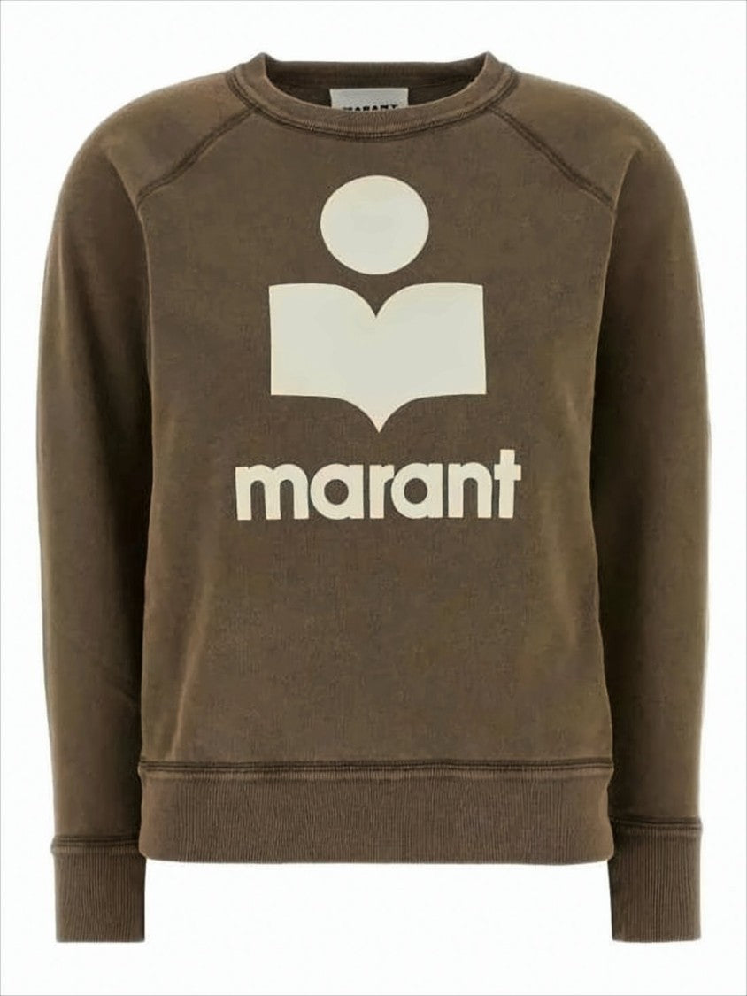 Long-Sleeve Graphic Sweatshirt with Vintage Wash