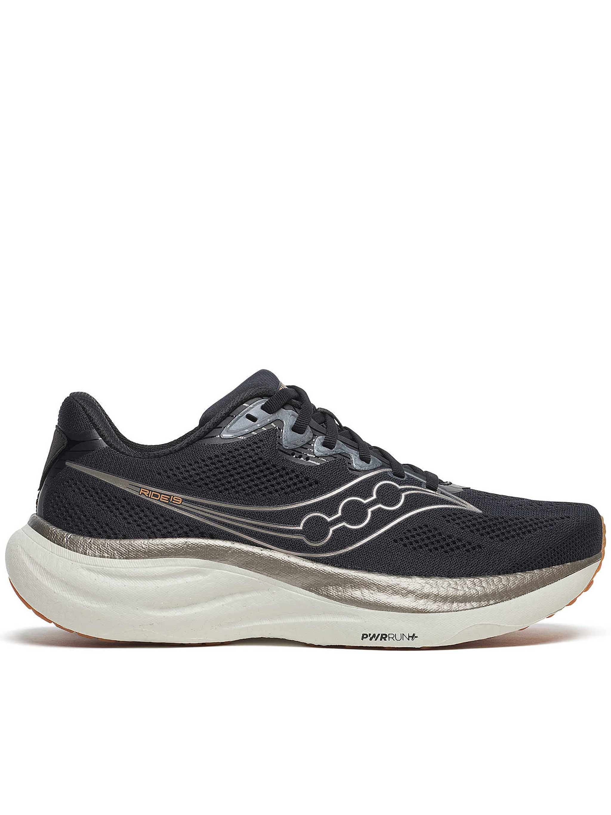 Black Mesh Athletic Sneakers with Cushioned Sole
