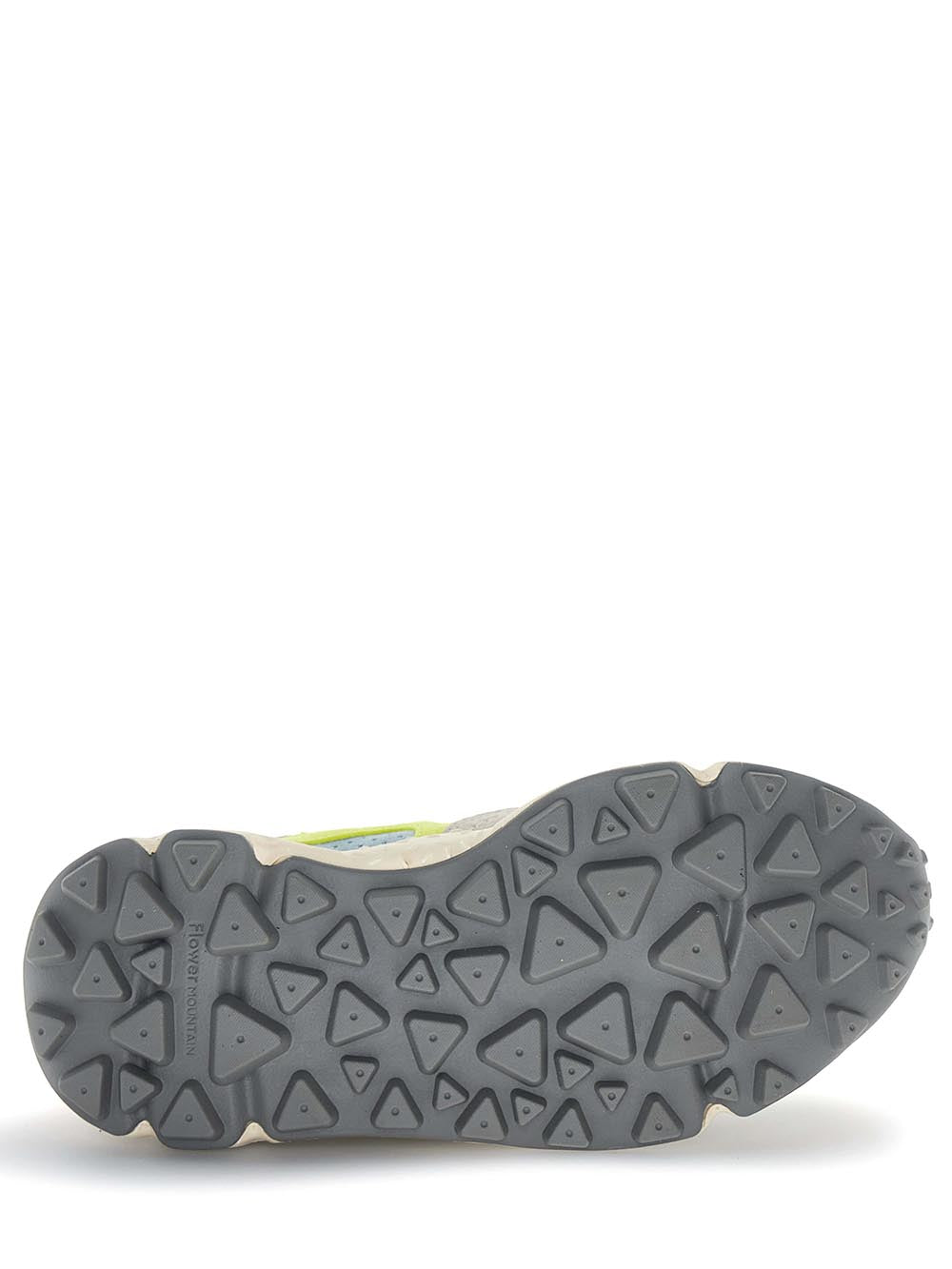 Floral-Patterned Sneakers with Suede Overlays and Chunky Sole