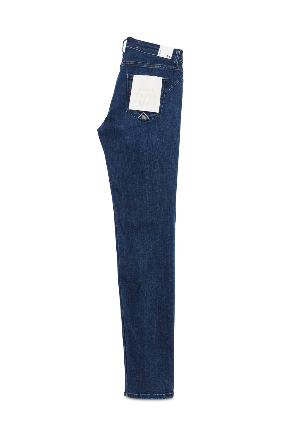 Mid-Rise Dark Wash Push-Up Jeans