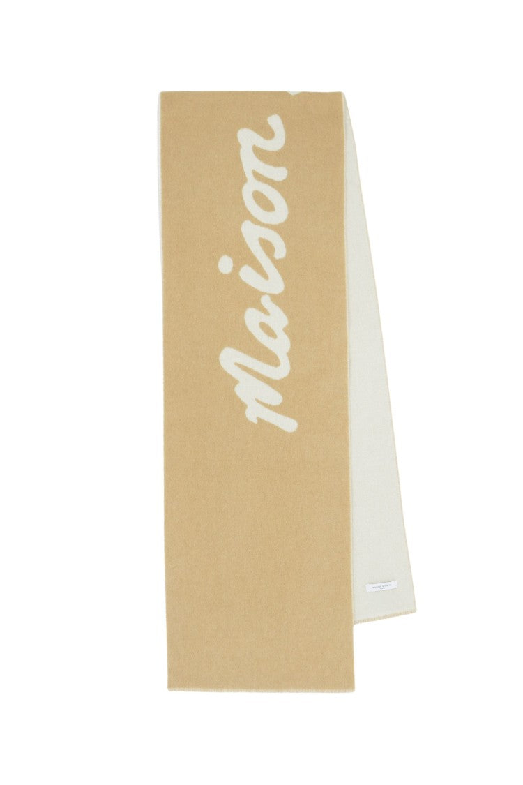 Maison Kitsune Handwriting Scarf