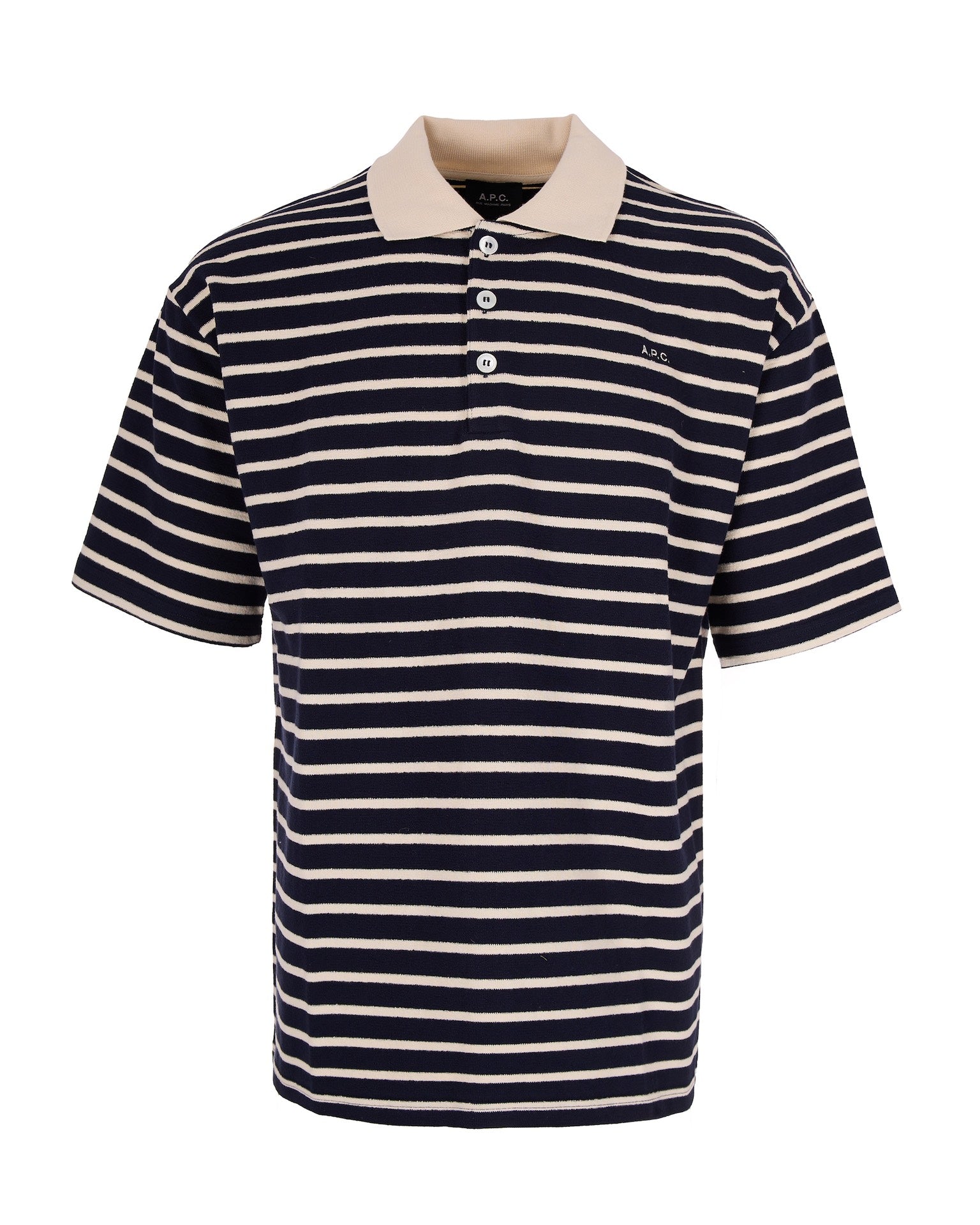 Blue Striped Polo