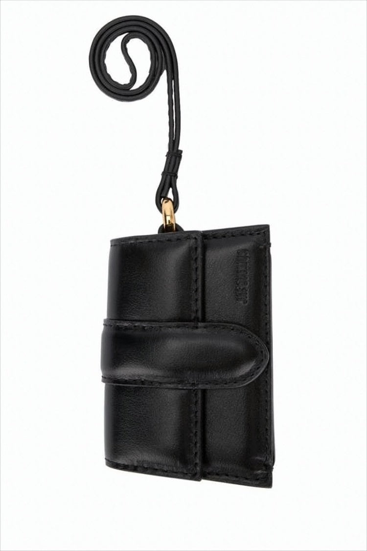 Compact Structured Black Shoulder Bag