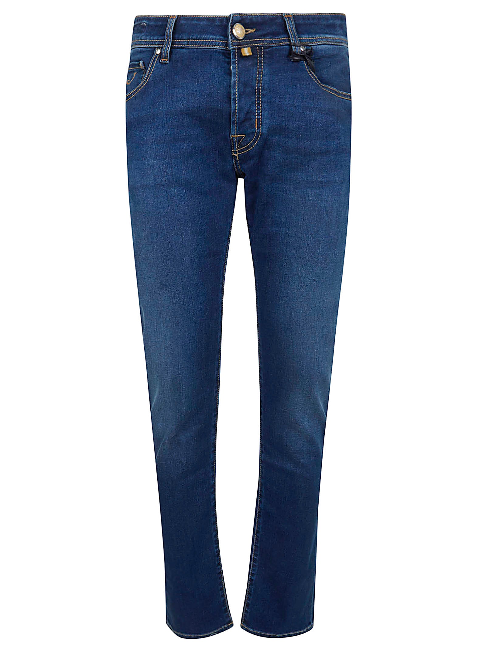 Premium Cotton Blend Tailored Fit Jeans