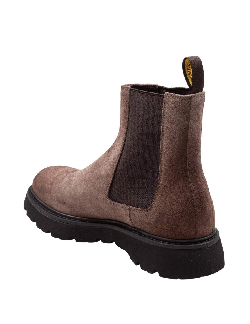 Espresso Suede Beatles Ankle Boot