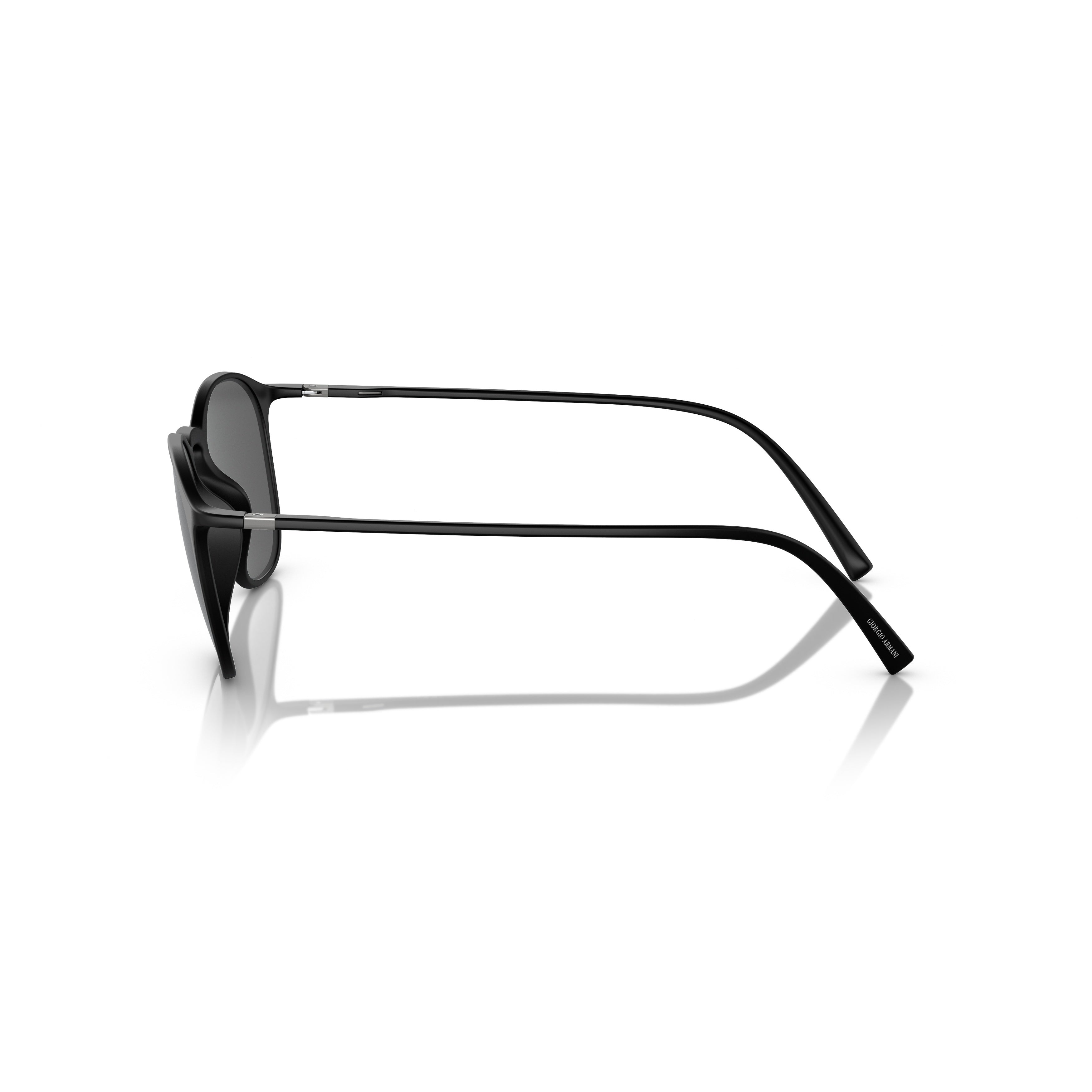 0ar8186u Rounded Frame Nylon Sunglasses with Thin Temples
