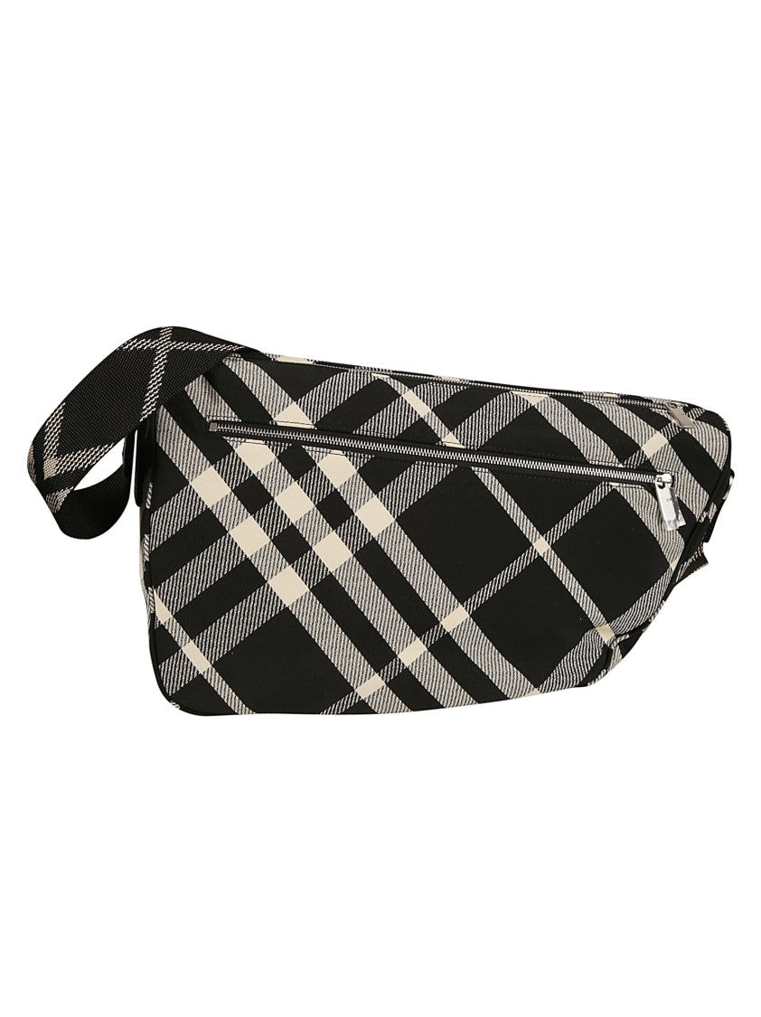 Distinctive Check Pattern Shoulder Bag