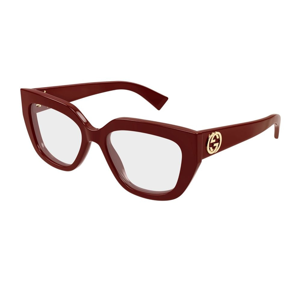 Gg1847O Emblem Line Bordeaux Acetate Cat-Eye Sunglasses