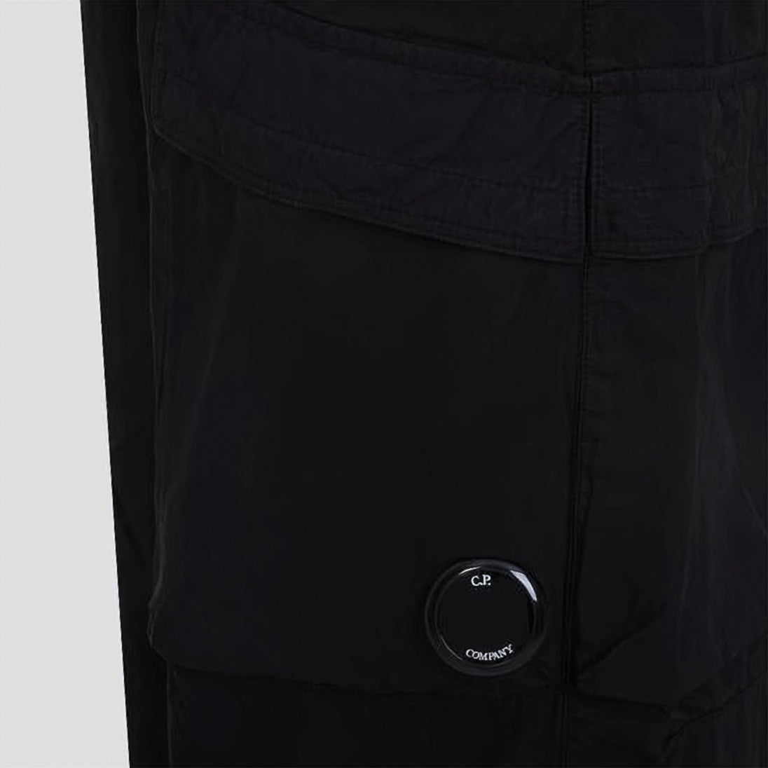 Straight-Leg Pants with Flap Pocket