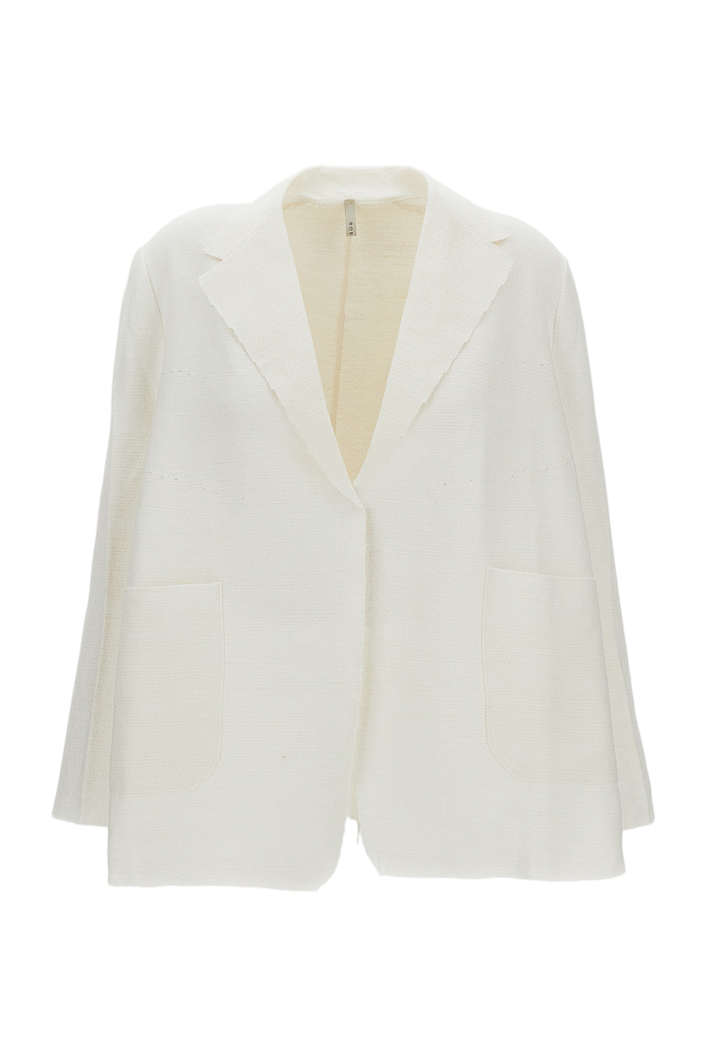 Open Front Cotton-Linen-Silk Jacket