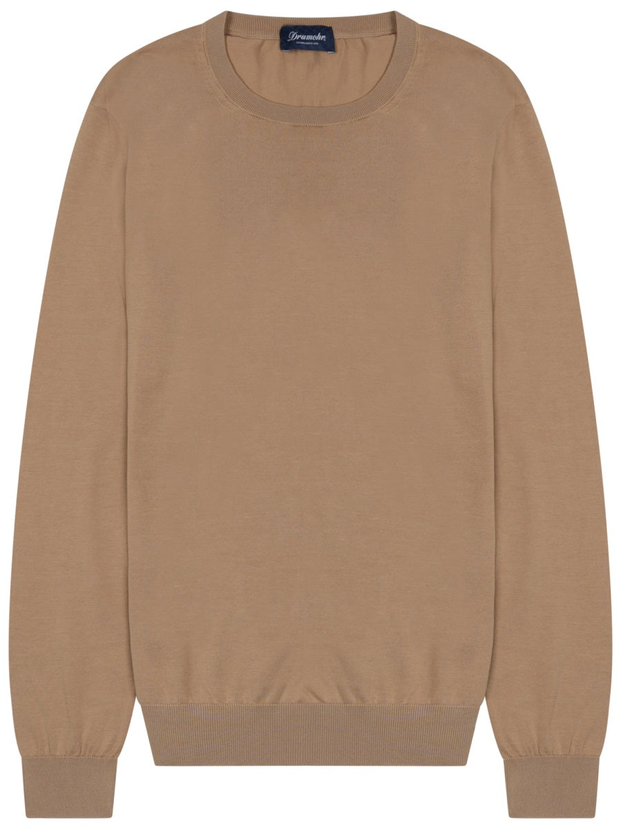 Crew Neck Cotton Sweatshirt