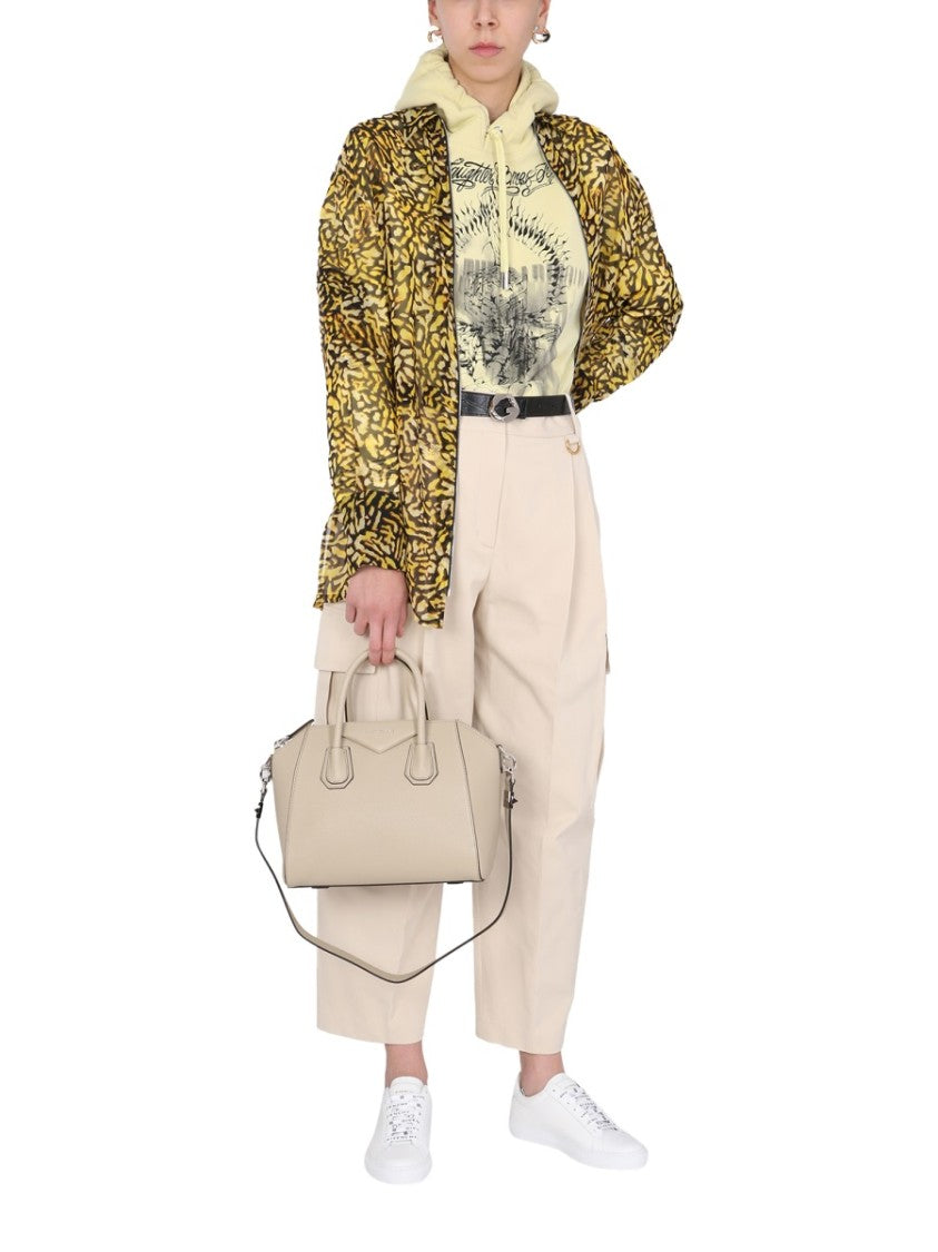Bold Yellow And Black Animal Print Long Shirt